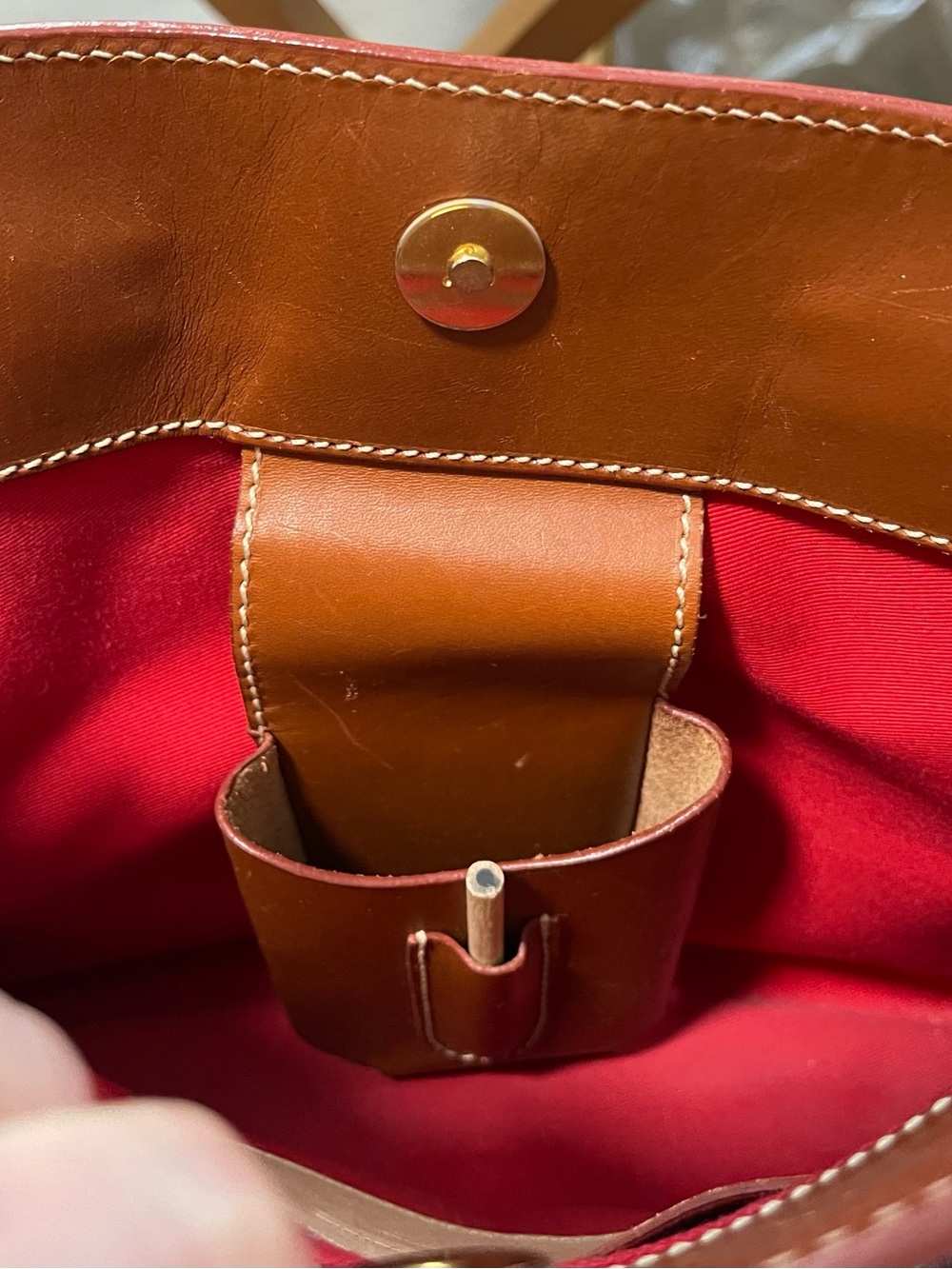 Dooney & Bourke Elite Alto Y2K Signature Monogram Canvas and Leather Tassel Tote - Picture 10 of 14